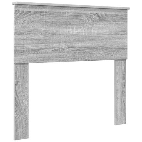 Testiera con testiera Grigio Sonoma 90 cm Legno multistrato - Foto 1