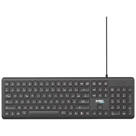 Tastiera Cablata Usb-a / Usb-c Per Pc Modello Cyclee Touche Completo, Nero - Foto 1