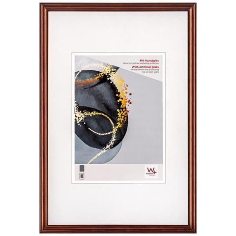 Select Cornice In Legno Vetro Sintetico, 20x30 Cm, Marrone - Foto 1