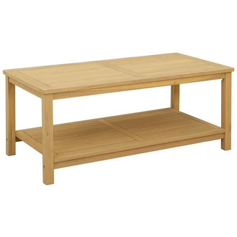 Tavolo laterale Olio Naturale 110 x 55 x 45 cm - Foto 1