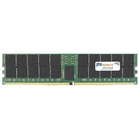 Memoria Phs 64gb Ram Lettore Compatibile Con Asus Pro Ws Trx50-sage Wifi Ddr5 Rdimm 4800mhz Pc5-38400-r (sp519288) - Foto 1