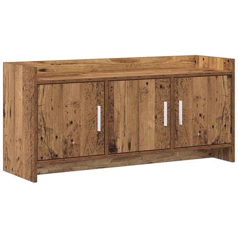 Mobile TV 102 x 33 x 47 cm Legno antico Legno ingegnerizzato - Foto 1