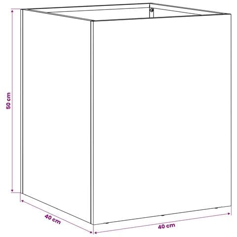 Vaso da giardino Verde Oliva 40 x 40 x 50 cm - Foto 7