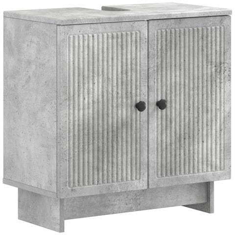 Armadio per Lavabo da Bagno EDE Grigio Cemento - Foto 1