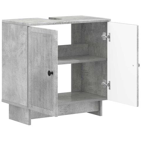 Armadio per Lavabo da Bagno EDE Grigio Cemento - Foto 2