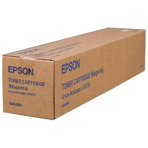 C13S050089 Toner Originale Magenta per Epson AcuLaser C4000 Capacità 6000 Pagine - Foto 2