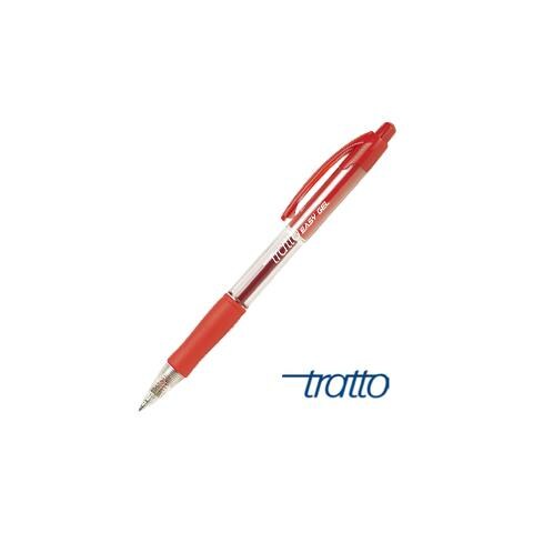 confezione da 10 pezzi - penna sfera scatto easy gel 0,5mm rosso tratto - Foto 2