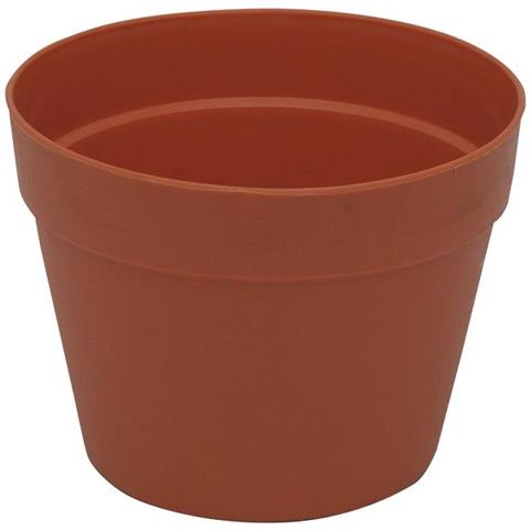 Fioriera Vaso in plastica, rosso, 17cm - Foto 2