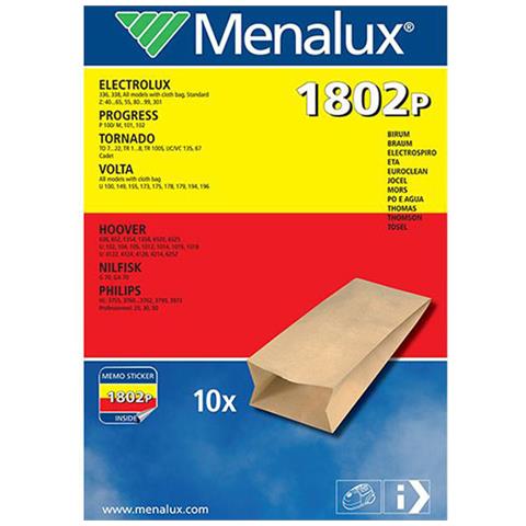 9001966374 Sacchetti Compatibili Di Carta 1802p Per Aspirapolvere, Hoover E - Foto 1