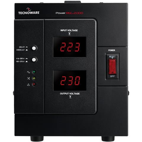 ver Power Reg 2000va Regolatore Di Tensione 230 V 2 Presa (e) Ac Nero - Foto 2