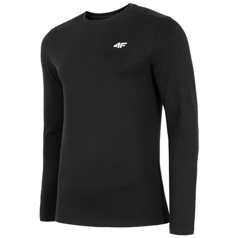 Men's Longsleeve Nosh4-tsml001-20s, Uomo, Nero, Longsleeve, Numero: S Eu - Foto 1