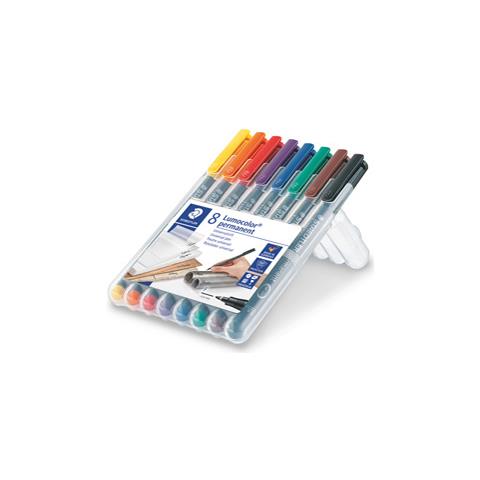 Pennarelli Lumocolor F, Wf, Colore. 8 Pezzi 0,6 Mm Multicolori - Foto 1