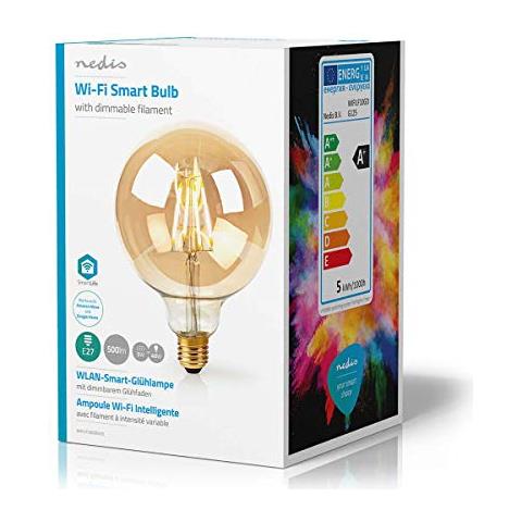 Wifilf10gdg125 Lampadina Con Filamento Led Wifi Smart E27 5 125 Millimetri W 500 Lm - Foto 2