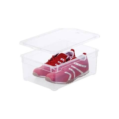 Contenitore Portaoggetti Clear Box Impilabile 36x26x14 Cm. Trasparente F707804 - Foto 1