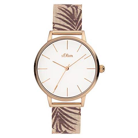 Orologio Analogico Quarzo Donna Con Cinturino In Acciaio Inox So-3979-mq - Foto 1