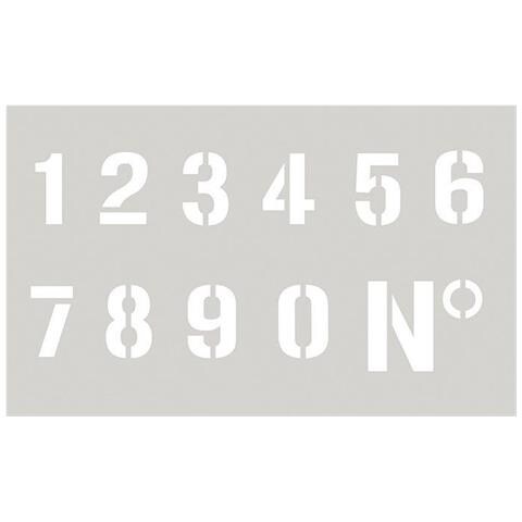 Stencil 12 X 20 Cm - Figure N ° 2 - Foto 1