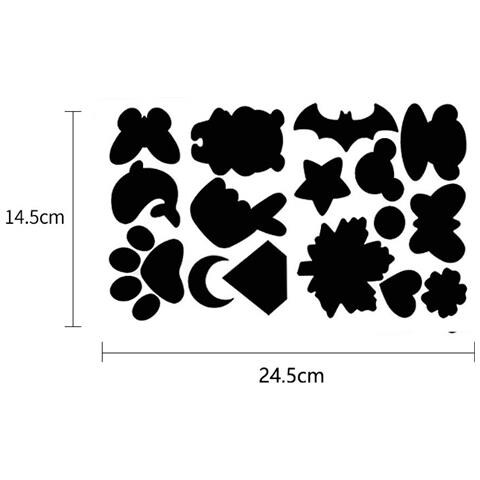 Toppa Di Riparazione Autoadesiva, Toppa Di Riparazione Impermeabile Per Vestiti 1 Foglio Black - Foto 5