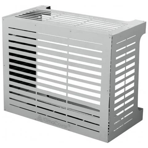 Copricondizionatore In Alluminio Bianco L86 X P44 X H68 Cm - Resistente Per Esterno - Foto 1