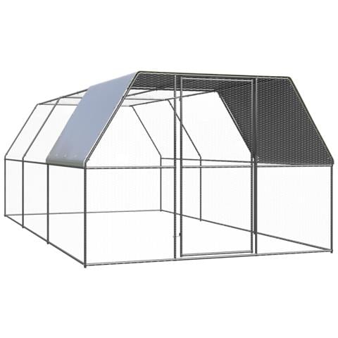 Pollaio Per Esterni 3x6x2 M In Acciaio Zincato - Foto 1