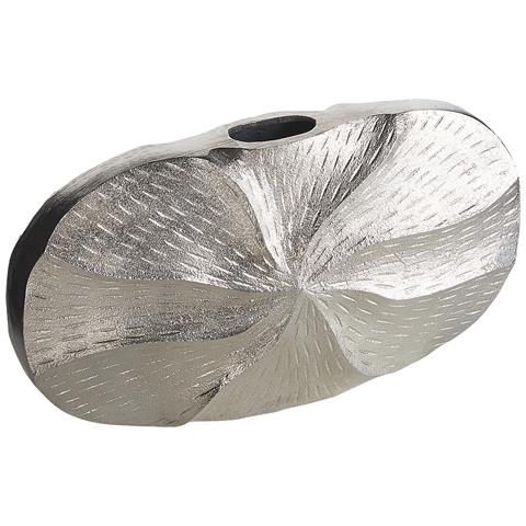 Vaso Da Fiori Urgench Metallo 21 Cm Argento - Foto 2