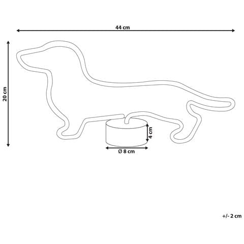 Decorazione Da Muro Led Neon Blu Francis - Foto 2