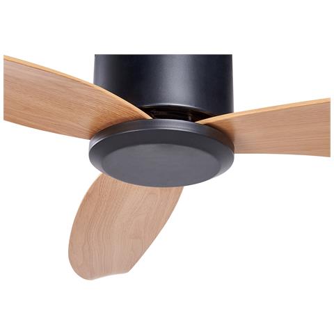 Ventilatore A Soffitto Malad Con Telecomando Nero - Foto 8