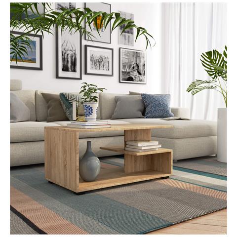 Tavolino da caff? PIN, 90x51x45 cm, Colore Sonoma Quercia - Foto 5