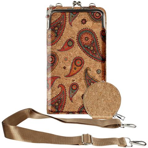 Borsello Sughero, Collezione Ecocork, Chiusura Cerniera / A Scatto - Foto 1