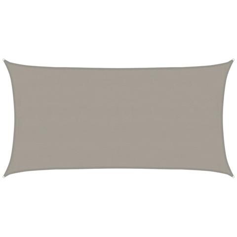 Vela Parasole 160 G /m Rettangolare Grigio Chiaro 4x7 M In Hdpe - Foto 1