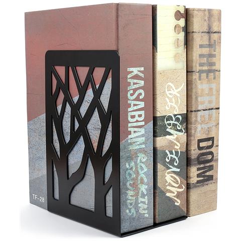 Fermalibri In Metallo 1 Coppia, Fermalibri Decorativi Per Mensole Resistenti - Foto 4