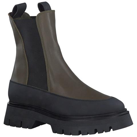 Green Casual Closed Booties Stivaletti Pelle Scarpe Donna Verde Eu 38, 1-25461-29 710 - Foto 2