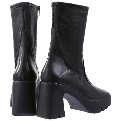 Jessy Booties Stivaletti Pelle Sintetica Scarpe Donna Nero Eu 38, 6-105548 0100 - Foto 3