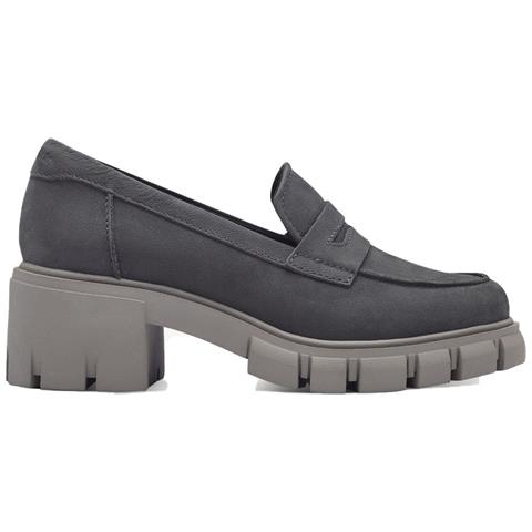 Dark Grey Classic Closed Loafers Mocassino Pelle Scarpe Donna Grigio Eu 39, 1-24439-41 219 - Foto 2