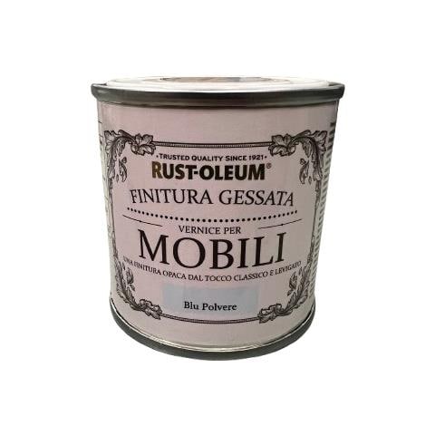 Rust-oleum - Vernice Legno Chalky Blu Polvere 0,125l - Foto 1