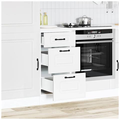 Base Da Cucina Kalmar Bianco In Legno Multistrato - Foto 3