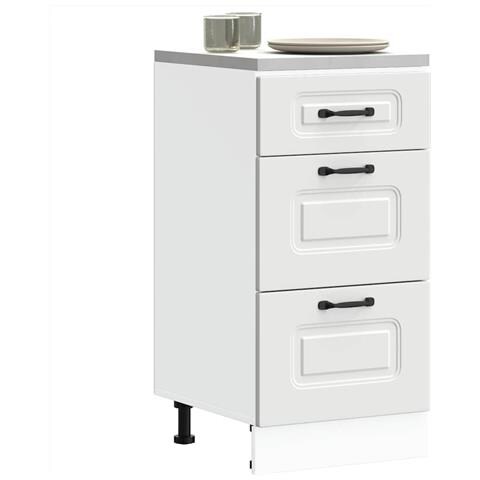 Base Da Cucina Kalmar Bianco In Legno Multistrato - Foto 1