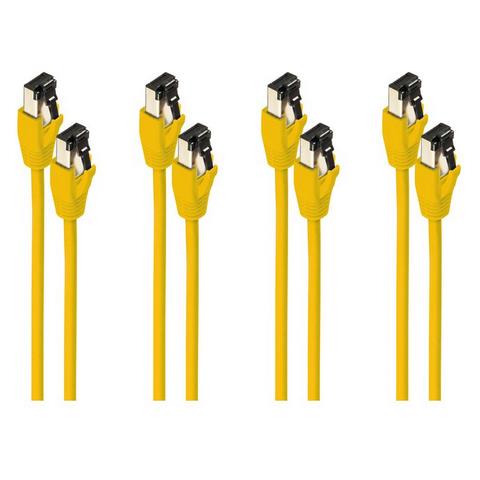 BS08-41062-4 cavo di rete Giallo 7,5 m Cat8.1 F /FTP (FFTP) - Foto 1