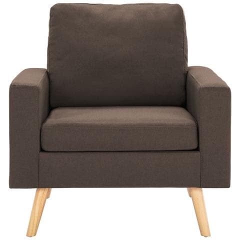 Lusso Casadino -  Poltrona Marrone In Tessuto - Foto 2