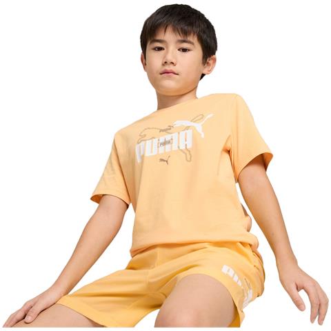 Ess Logo Lab Summer Tee B 68579541, Bambini, Arancia, 176 - Foto 1