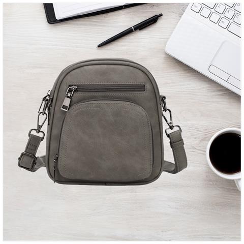 Elegante Borsa A Tracolla Da Donna - Design Elegante E Compatto Grey - Foto 2