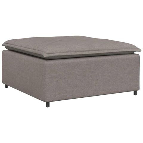 Modulo Poggiapiedi Divano Modulare Tortora 100x100x48 cm - Foto 1