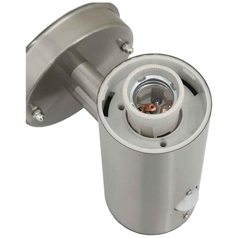 Lampada da Parete da Esterno con Sensore 2 pezzi Argento Acciaio Inossidabile IP44 - Foto 9