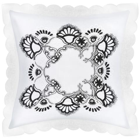 Set Di 2 Copricuscini Ricamati 40x40 Cm - Foto 1