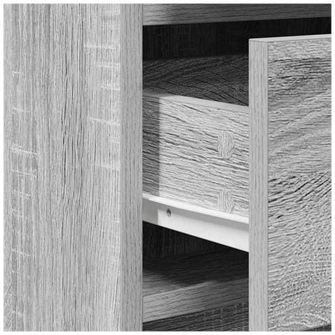 Tavolo da Trucco con cassetto 3 pcs Grigio 50 x 41 x 135 cm - Foto 9