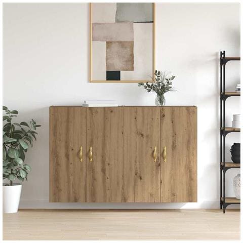 Armadi da Muro 2 pcs rovere artigianale 69.5 x 34 x 90 cm - Foto 2