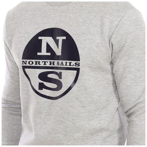 Felpa Girocollo A Maniche Lunghe 9024130 Da Uomo - Foto 3