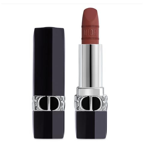 , Dior Rouge, Raso Opaco, Rossetto Cremoso, Borgogna Morbida, 3.5 G - Foto 1