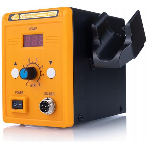 Stazione Saldante Hot-air 858d Set Con 3 Ugelli + Saldatore Blue Lark 80w Bl80w | Regolazione Temperatura | Serie Electric S - Foto 8