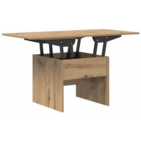 Tavolino da salotto Rovere artigianale 55 x 54,5 x 45 cm - Foto 1
