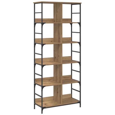 Libreria Rovere artigianale 78,5 x 33 x 188,5 cm metallo PB - Foto 1
